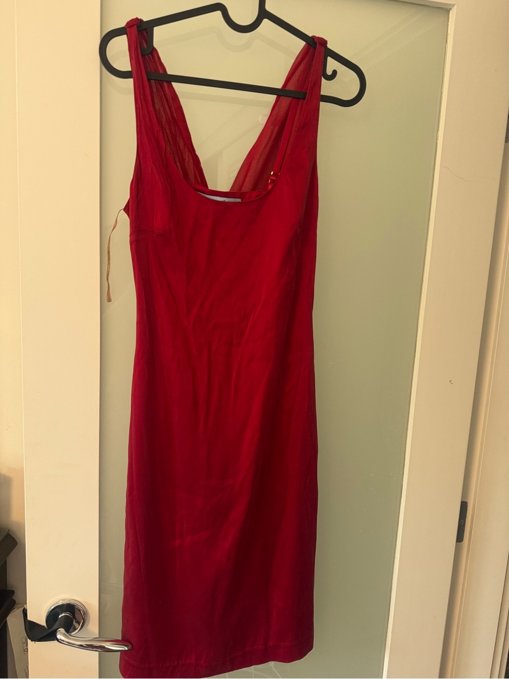 Guess by Marciano Red Midi Sheath Dress